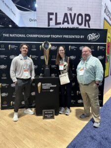 Cameron Irvine, Suzanne Cwik, and Alex Drake from Tibersoft at the 2026 National Restaurant Association Show in Chicago